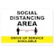 Signmission PSA Social Distancing Area Drive Up Space Available 10in X 7in Wall Graphic, OS-NS-RD-710-25516 OS-NS-RD-710-25516 - alternate 1